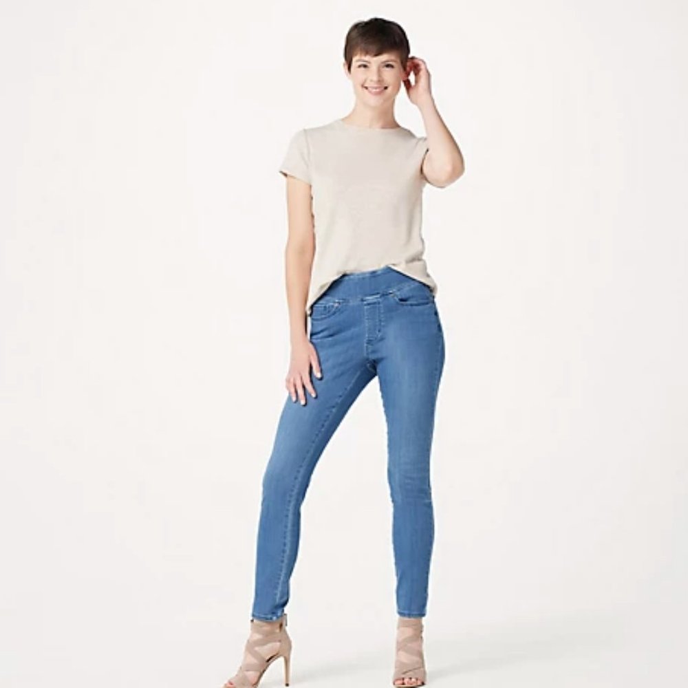 Kim Gravel Demin Leggings NWOT